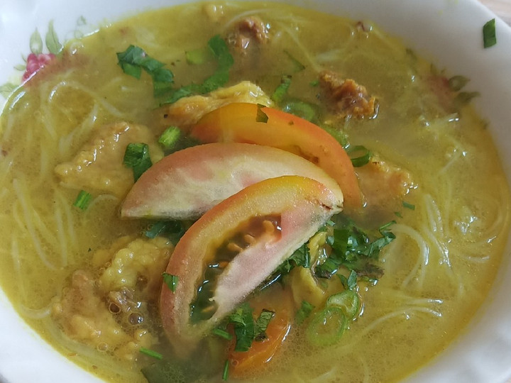 Cara Buat Soto Sapi (Kuning) Praktis