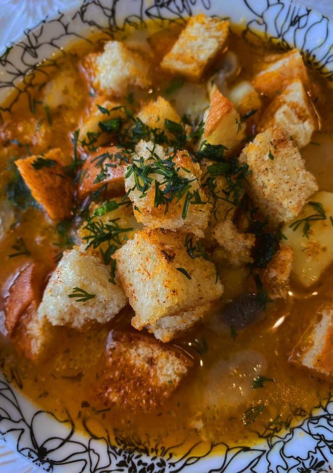 Грибний суп (найсмачніший у вашому житті) 🍲