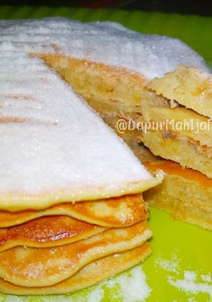 Foto resep Pancake Pisang Susu