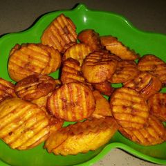Fried plantain A picture of Fried plantain.