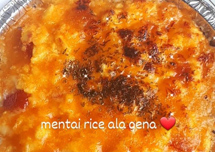 Resep Mentai rice sederhana Enak dan Antiribet