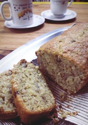Una foto de Budín de Banana