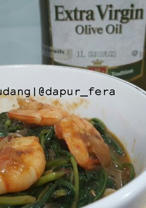 Foto resep 11. Cah Kangkung Udang