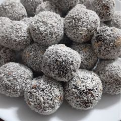 A picture of Chocolate truffles.