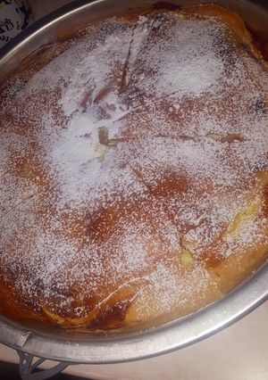 O poză a rețetei Plăcintă cu brânză dulce.