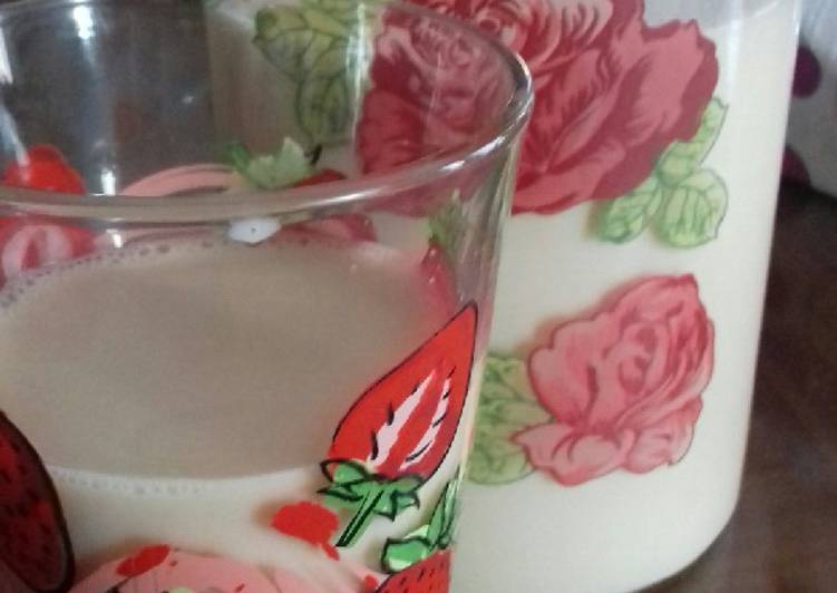 Agua tipo horchata