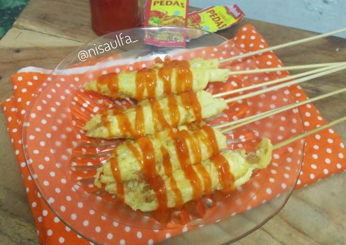 Sate Telur Gulung