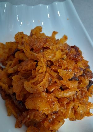 عکسی از دستور چیپس ماکارونی😋