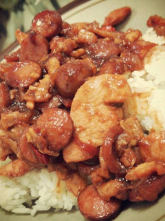 A picture of Crazy Steam Rice (Nasi Gila).