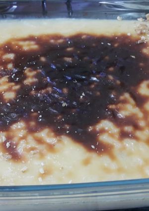 صورة لوصفة رز بحليب بالفرن
