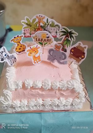 Foto resep Bolu coklat untuk kue ulang tahun