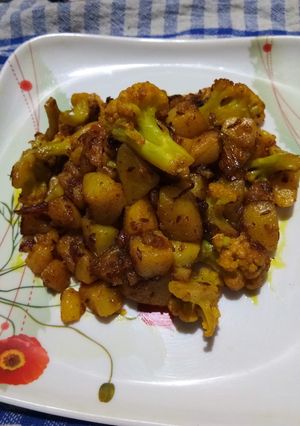 A picture of Pav Bhaji Masala Aalu Gobhi.