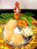 Tutti Frutti Dryfruits Kesar Shrikhand - Puri With Rasedar Aloo Sabzi - Gudi Padwa /Ugadi Special