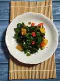 Tumis daun melinjo/daun so