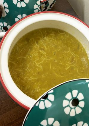 صورة لوصفة شوربة العدس السريعه