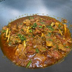 A picture of Lahori Mutton Karhai.