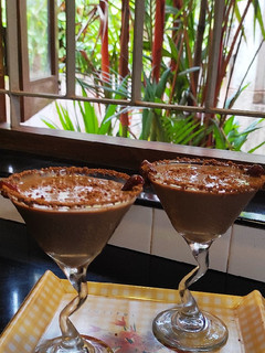 A picture of Dates Cocoa Milk Shake.