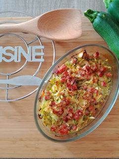 Une photo de Crumble de courgettes