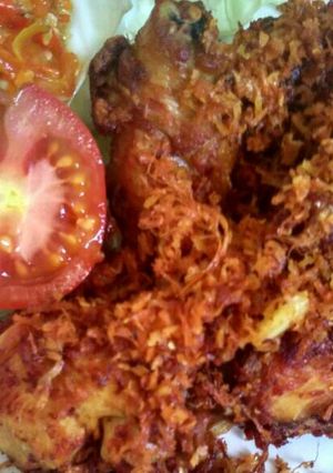 Foto resep Ayam goreng serundeng