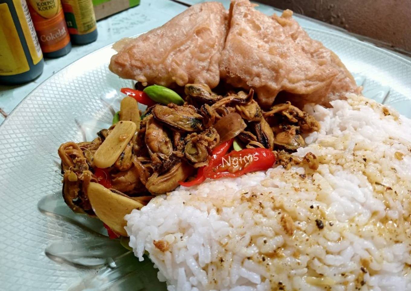 Tumis Kerang Kupas