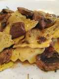 Ravioli Ripieni di Funghi Porcini con Funghi Champignon
