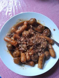 Foto resep Sosis n bakso lada hitam