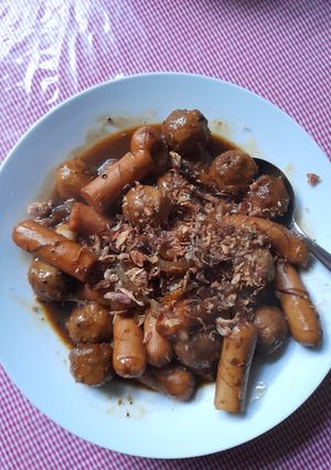 Foto resep Sosis n bakso lada hitam