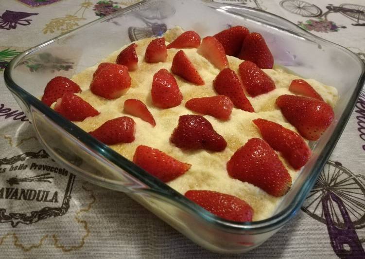 Tiramisù alle fragole