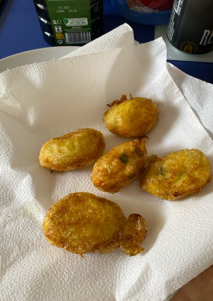 Una foto de Buñuelos de bacalao