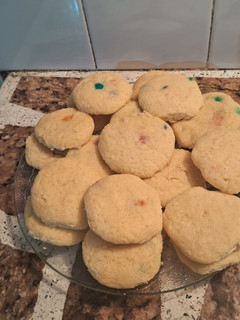 Una foto de Galletitas de vainilla con rocklets