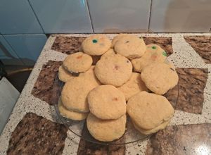 Una foto de Galletitas de vainilla con rocklets