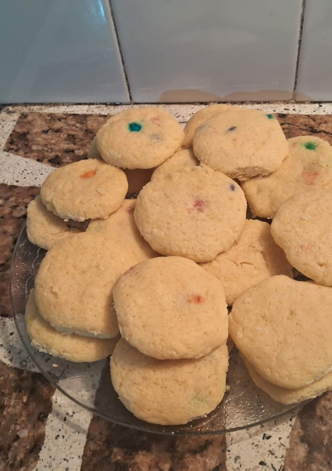 Una foto de Galletitas de vainilla con rocklets