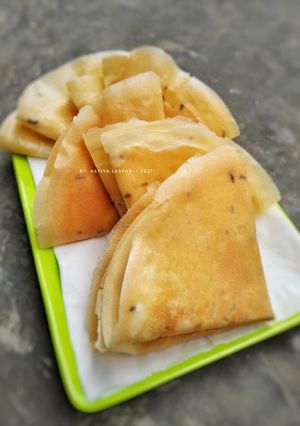 Foto resep Crepes Crispy Teflon (takaran sendok)