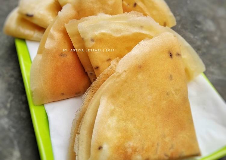 Mudah Cepat Memasak Crepes Crispy Teflon Takaran Sendok Enak Sempurna Resep Tanpa Ribet