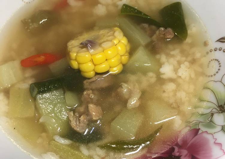 Sayur Asem Daging 
(Manis Gurih Pedas)
