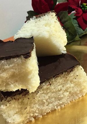 Una foto de Turrón de coco más fácil del mundo