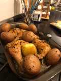 Tutos de pollo al horno