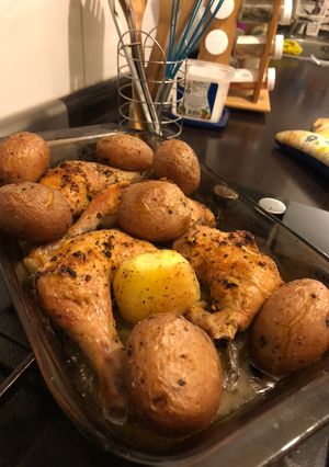 Una foto de Tutos de pollo al horno