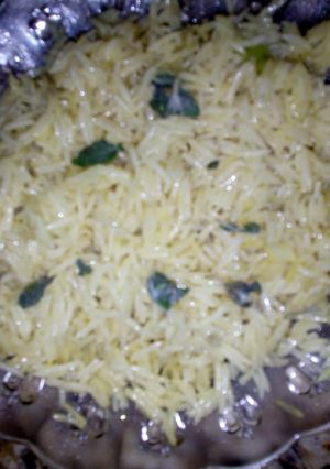 صورة لوصفة ارز بزبده