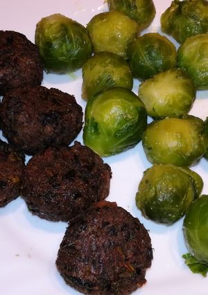 Gombás vegán fasírt recept fotója