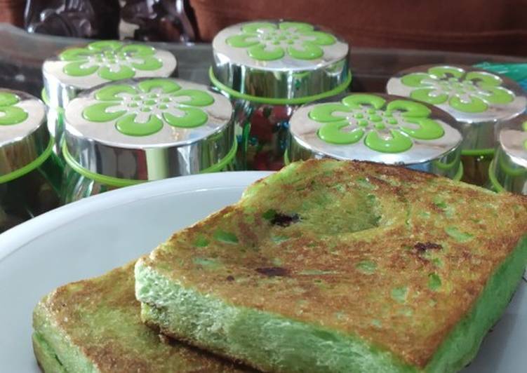 Resep Roti bakar coklat pandan, Bikin Ngiler