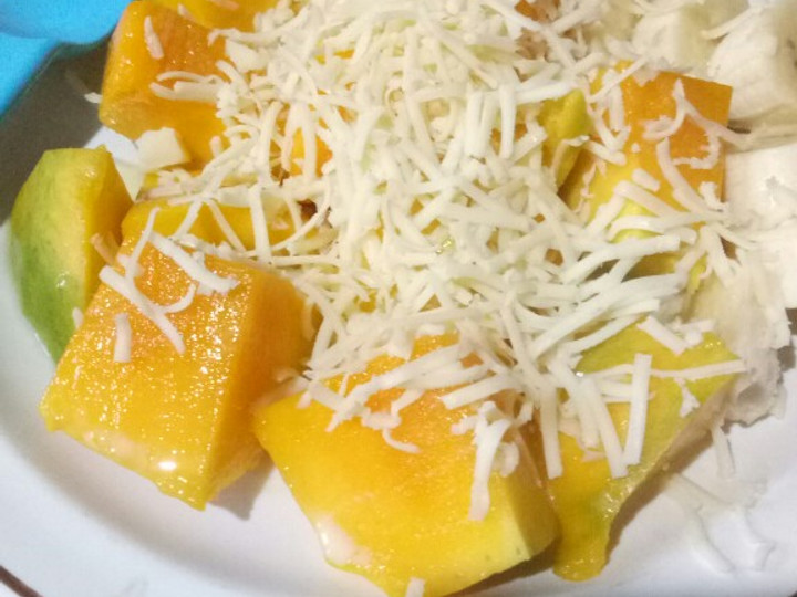 Resep: Cemilan bumil mangga pisang keju simple Gampang