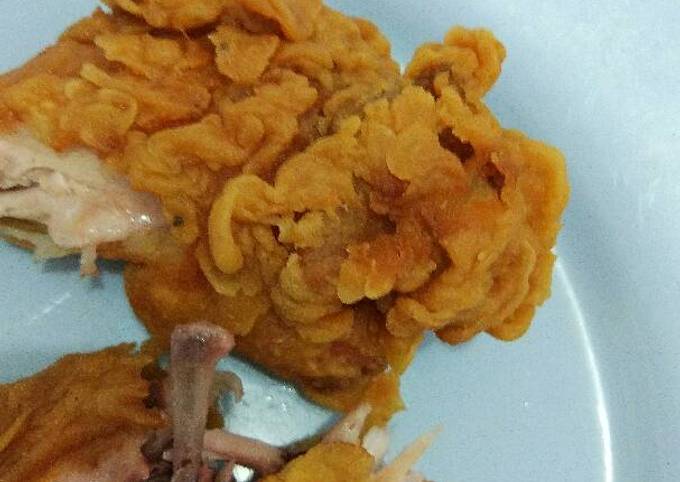 Ayam tepung KFC (tidak pedas)