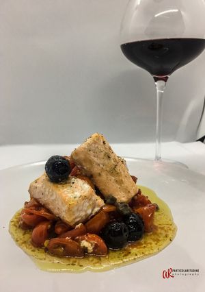Foto di Salmone alla Mediterranea