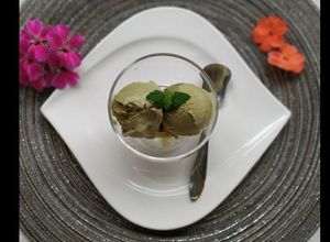 Una foto de Helado de Té Matcha