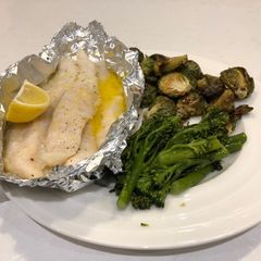 Keto Lemon and Butter Fish parcels A picture of Keto Lemon and Butter Fish parcels.