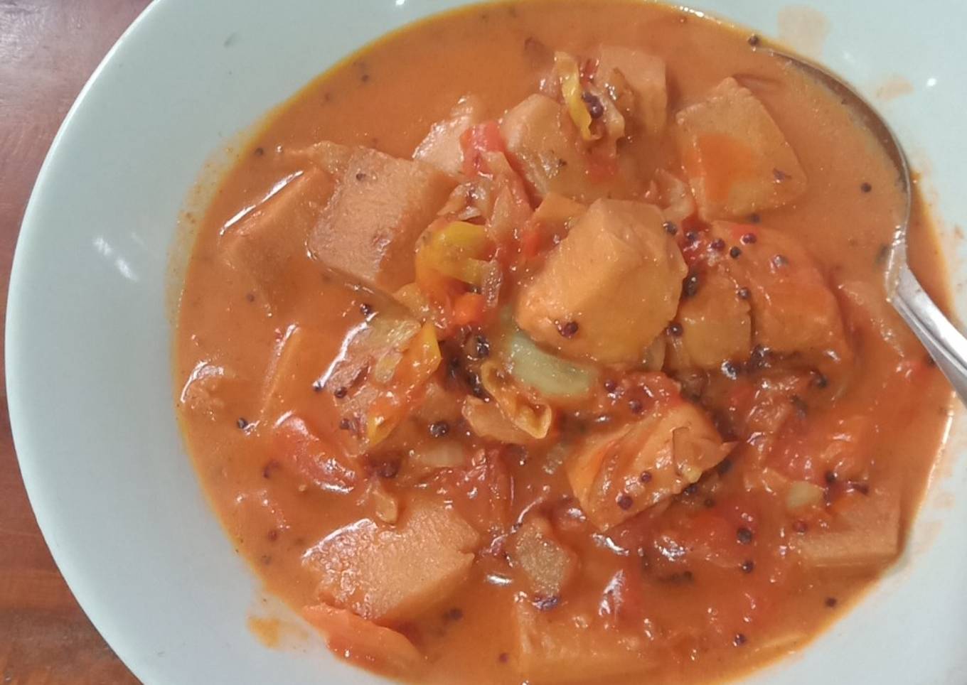 Ham Vegetarian Kuah Tomat