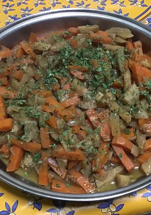 Une photo de Carottes et panais en sucré salé