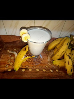 A picture of Banana smoothie.