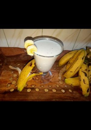 A picture of Banana smoothie.